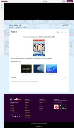 Captura de pantalla animalholiday.fandom.com