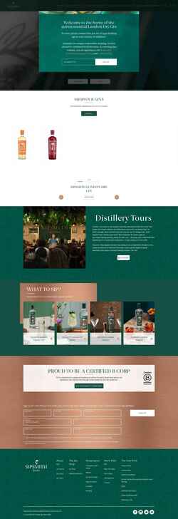 Schermata sipsmith.com