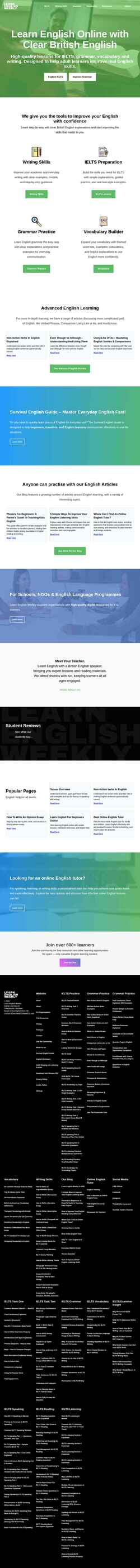 Capture d'écran learnenglishweekly.com