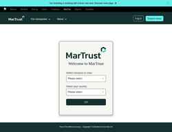 Снимак екрана martrust.eu