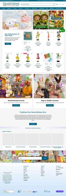 Zrzut ekranu christmastraditions.com