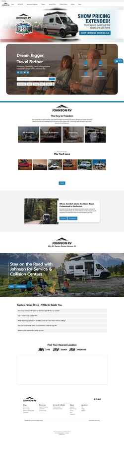 Captură de ecran johnsonrv.com