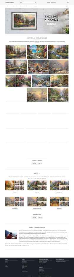 Skjermdump thomaskinkadeprints.com