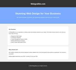Captură de ecran webgrafikk.com