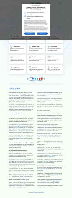 Captura de pantalla namecombiner.com