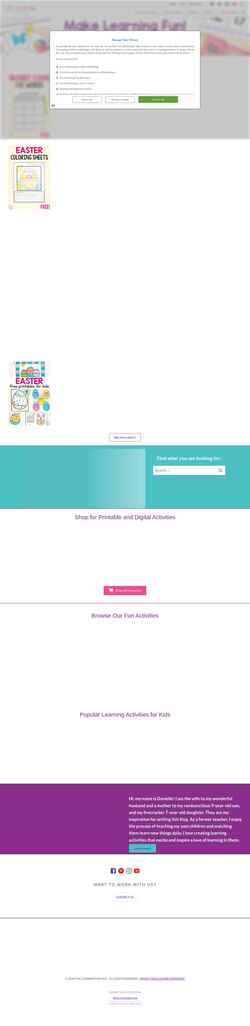 Schermata funlearningforkids.com
