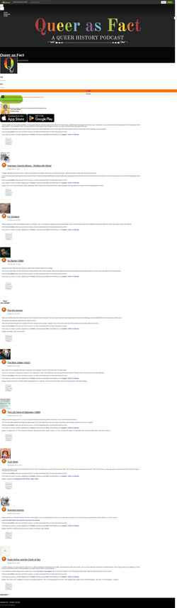 Skærmbillede queerasfact.podbean.com