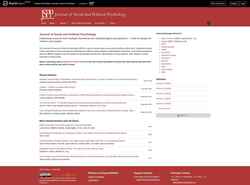Screenshot jspp.psychopen.eu