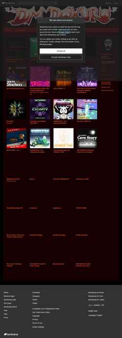 Снимак екрана dmdokuro.bandcamp.com