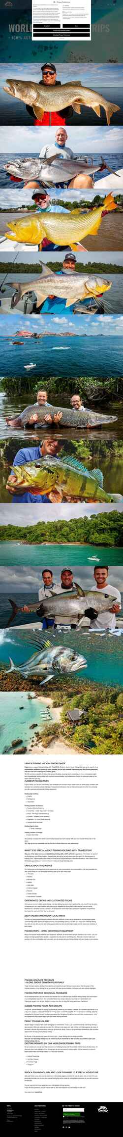 Captura de pantalla travel2fish.com