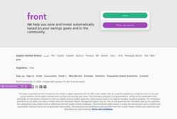 Снимак екрана front.exchange
