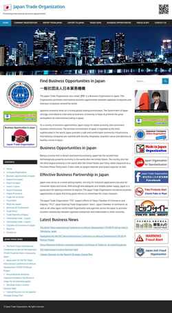 Skærmbillede japantrade.org