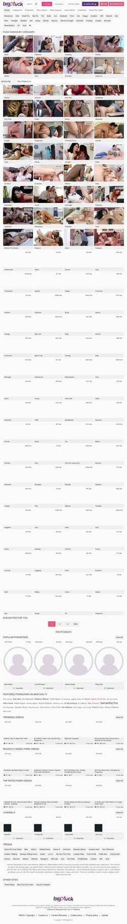 Snímek obrazovky bigfuck-tv.zproxy.org