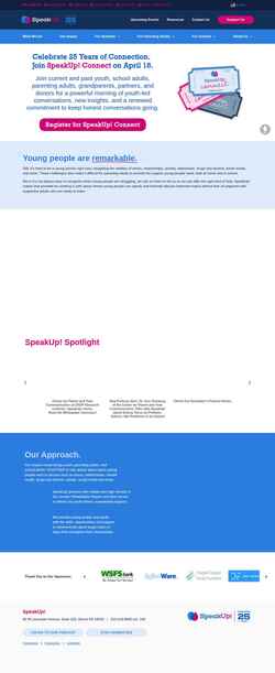 Skærmbillede speakup.org