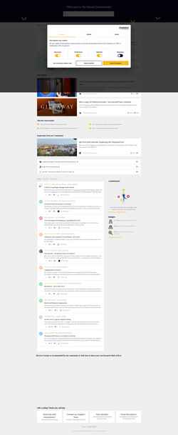 Снимак екрана community.eurail.com