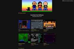 Captura de pantalla cannibalcat.itch.io