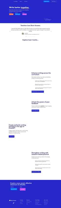 Στιγμιότυπο οθόνης myshortanswer.com