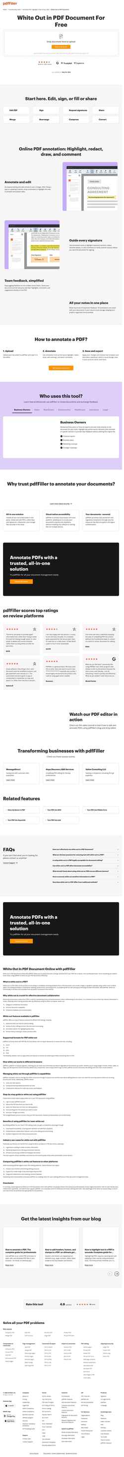 Schermafbeelding white-out-pdf.pdffiller.com