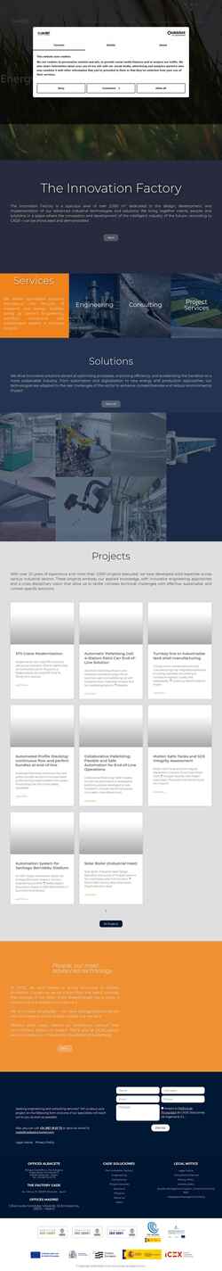 Снимак екрана cadeengineering.com