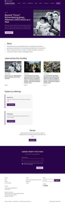 Captura de pantalla jordanrussiacenter.org