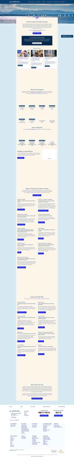Snimka zaslona anchorlighttherapy.com