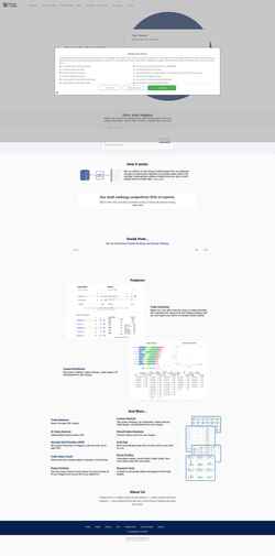 Screenshot fantasycalc.com