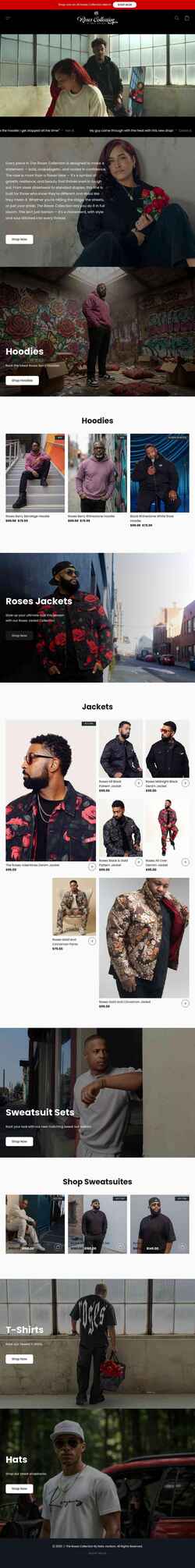 Screenshot rosescollection.com