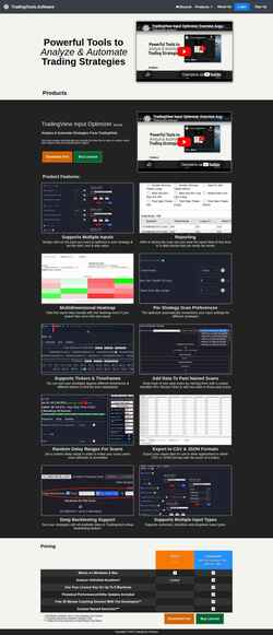 Snimka zaslona tradingtools.software