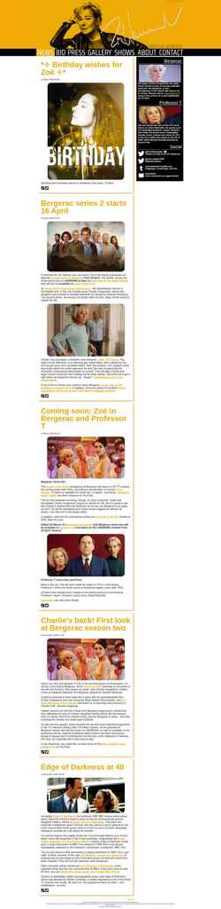 Captura de pantalla zoewanamaker.com
