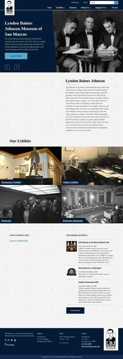 Ekrānuzņēmums lbjmuseum.com