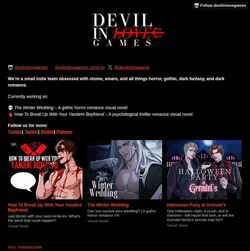 Schermata devilinlovegames.itch.io