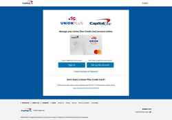 Ekraanipilt unionplus.capitalone.com