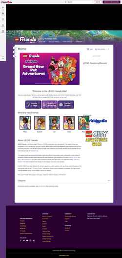 Captura de pantalla legofriends.fandom.com