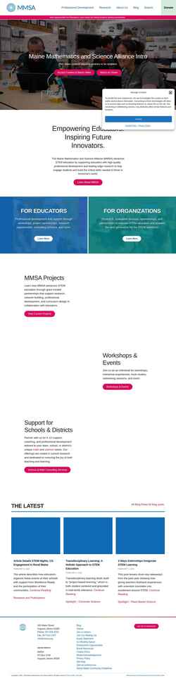 Screenshot mmsa.org