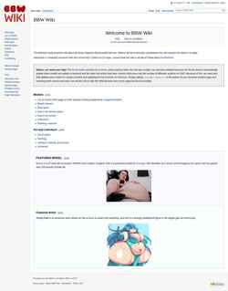 Snimka zaslona bbw.wiki