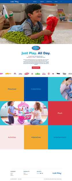 Snímek obrazovky justplayproducts.com