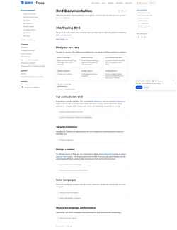 Skærmbillede docs.bird.com
