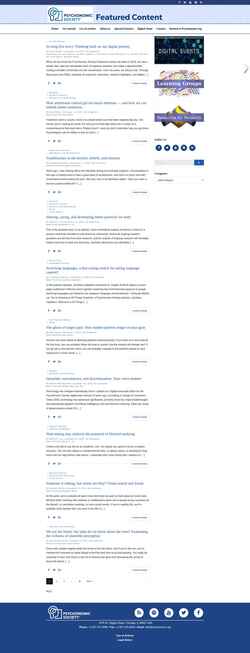 Snimka zaslona featuredcontent.psychonomic.org