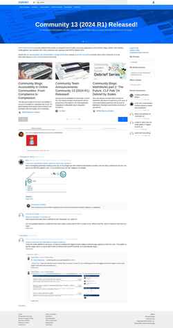 Skärmdump community.telligent.com