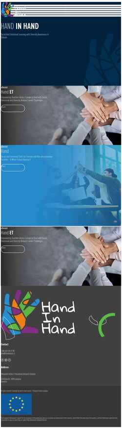 Ekrānuzņēmums handinhand.si