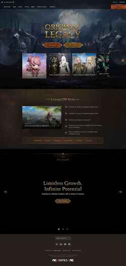 Ekraanipilt lineage2m.ncvgames.com