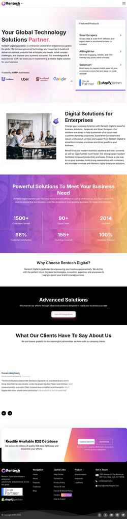 Képernyőkép rentechdigital.com