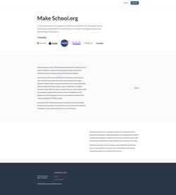Skjermdump makeschool.org