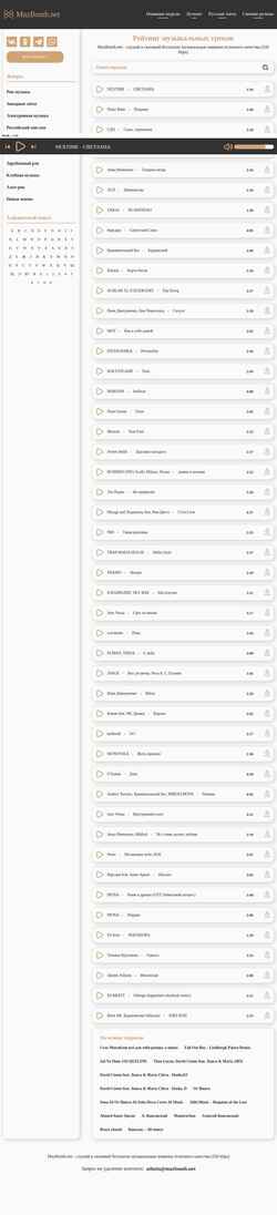 Screenshot muzbomb.net