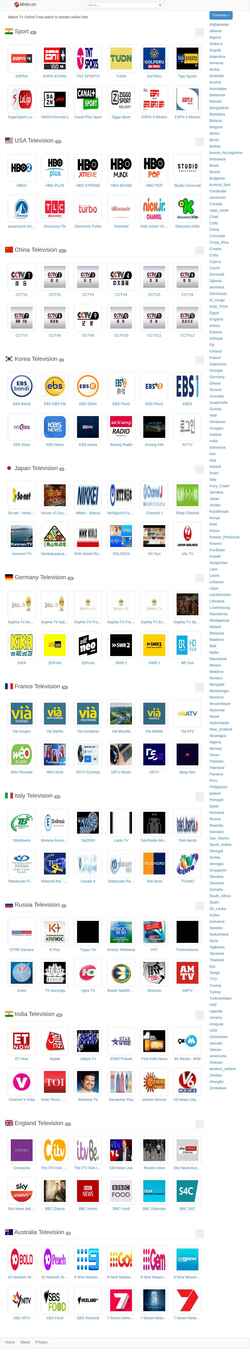 Captură de ecran 24freetv.com