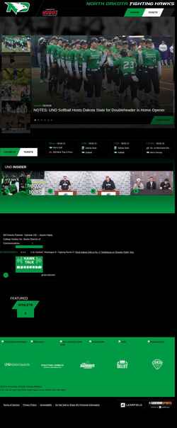 Screenshot fightinghawks.com