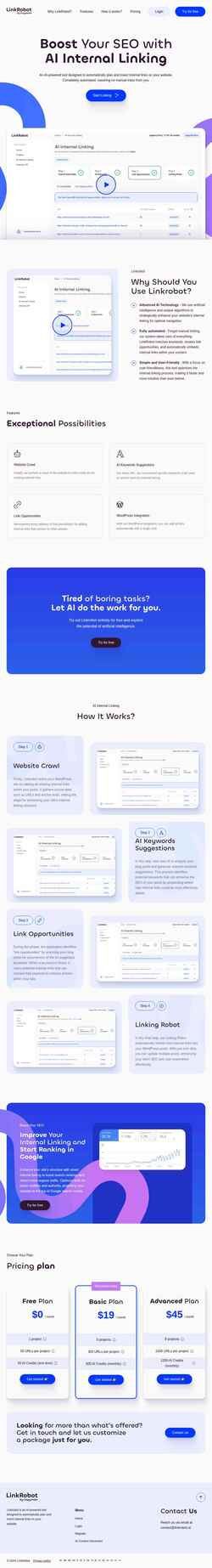 Skjermdump linkrobot.ai