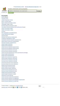 Posnetek zaslona de-academic.com