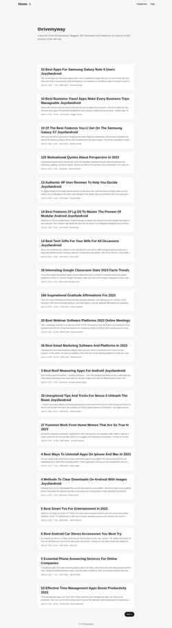 Snímek obrazovky thrivemyway.pages.dev
