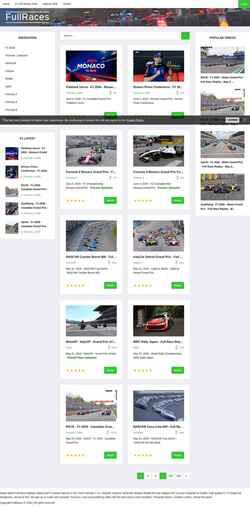 Ekran görüntüsü fullraces.com